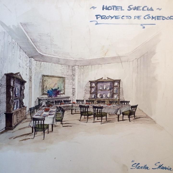 Hotel Suecia. Proyecto de Comedor