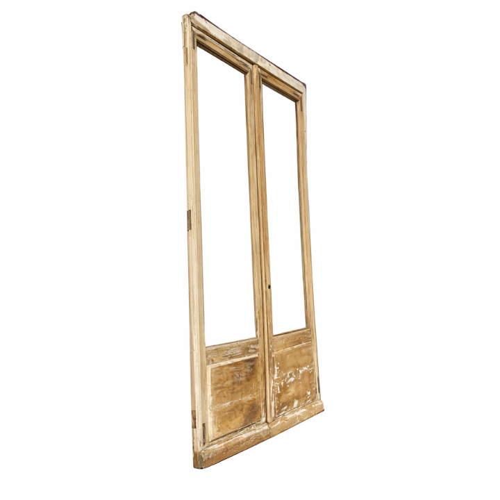 Puerta balconera doble
