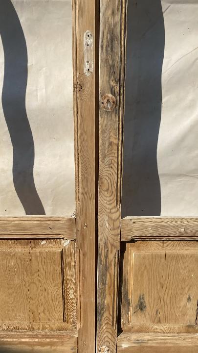 Puerta balconera doble