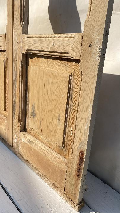 Puerta balconera doble