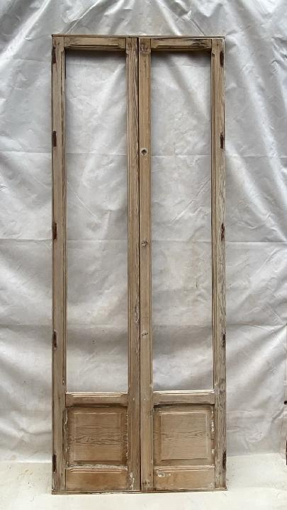 Puerta balconera doble