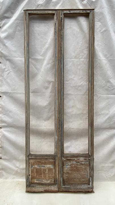 Puerta balconera doble