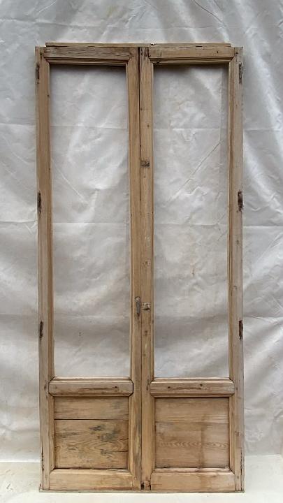 Puerta balconera doble