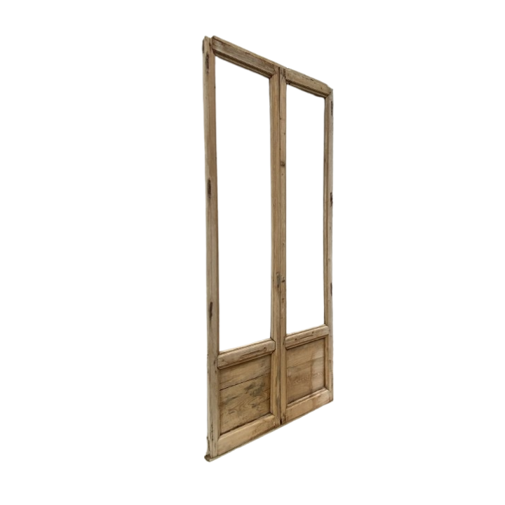 Puerta balconera doble