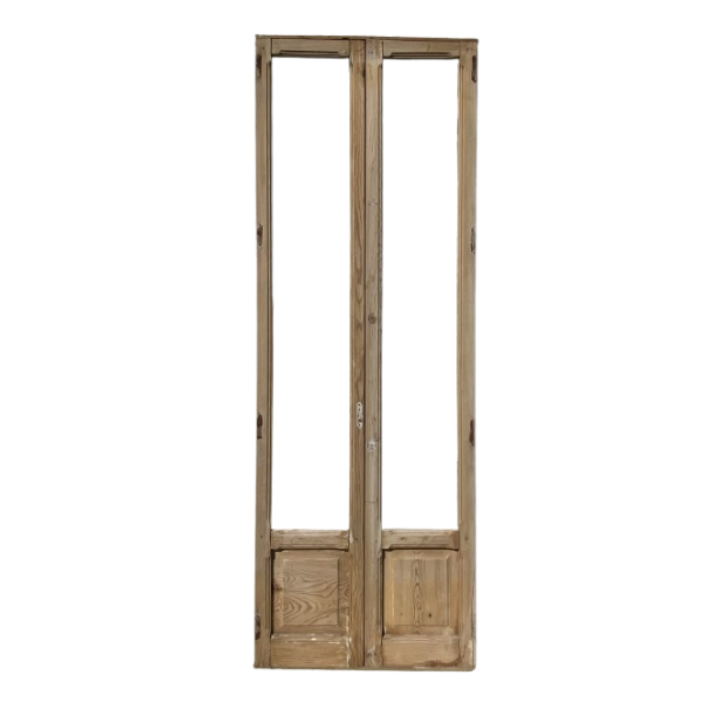 Puerta balconera doble