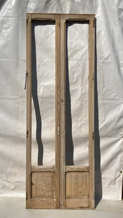 Puerta balconera doble