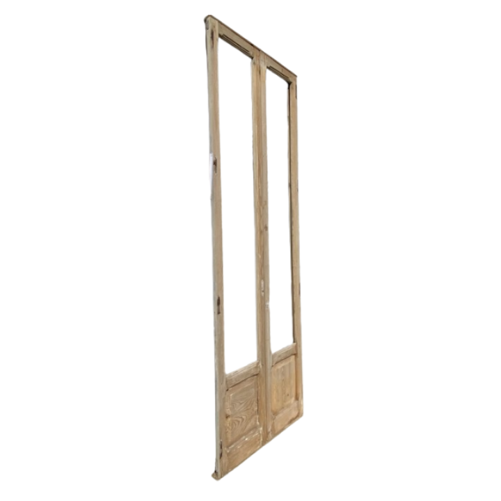 Puerta balconera doble