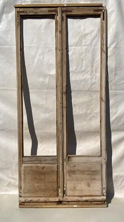 Puerta balconera doble