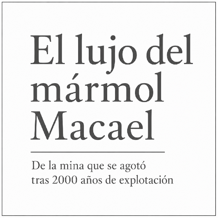 El lujo del mármol Macael.