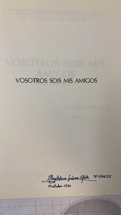 Vosotros sois mis amigos