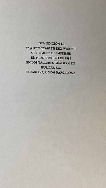 El joven César