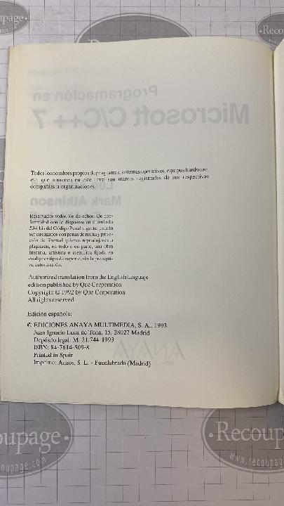 Microsoft C/C++ 7