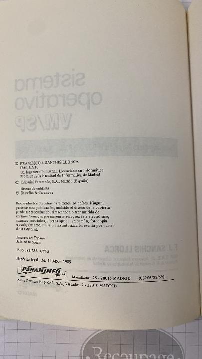Sistema operativo VM/SP