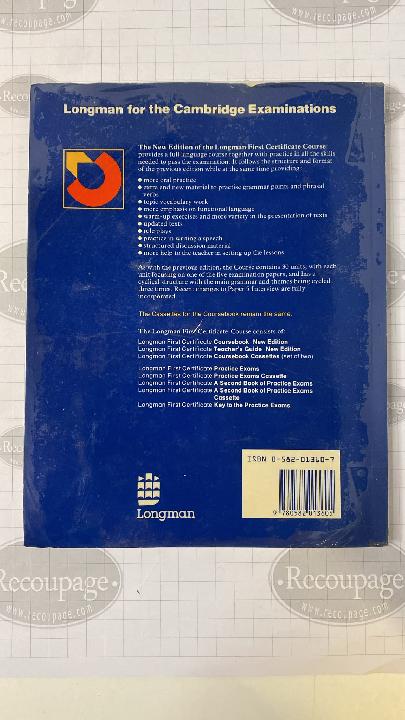 Longman first certificate coursebook