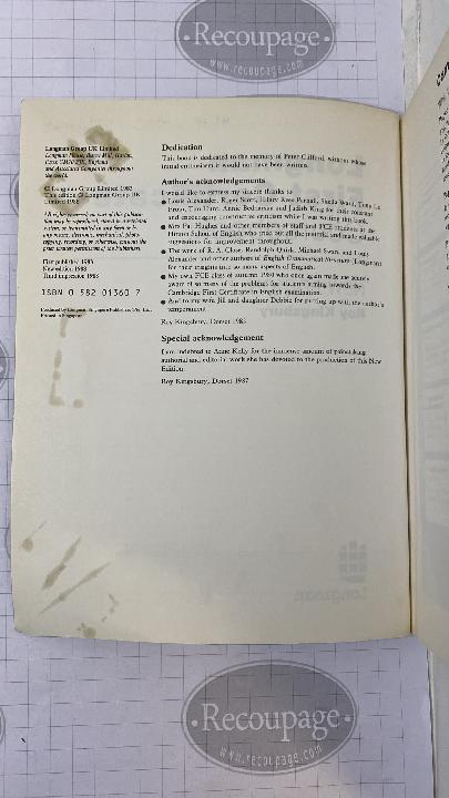 Longman first certificate coursebook