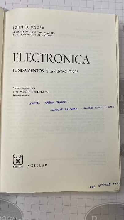 Electrónica fundamentos y aplicaciones