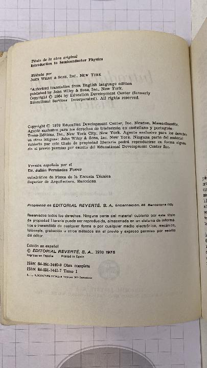 Introducción a la física de los semiconductores