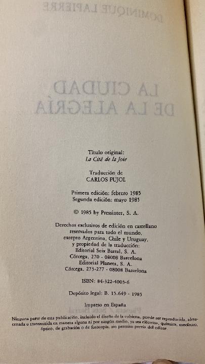La ciudad de la alegría