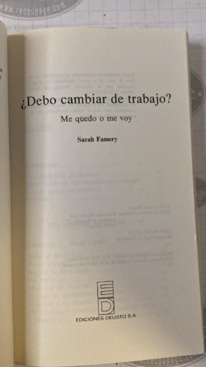 ¿Debo cambiar de trabajo? Me quedo o me voy