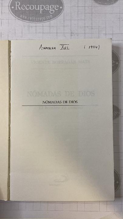 Nómadas de Dios. Un hombre en camino
