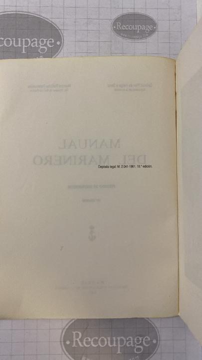 Manual del Marinero
