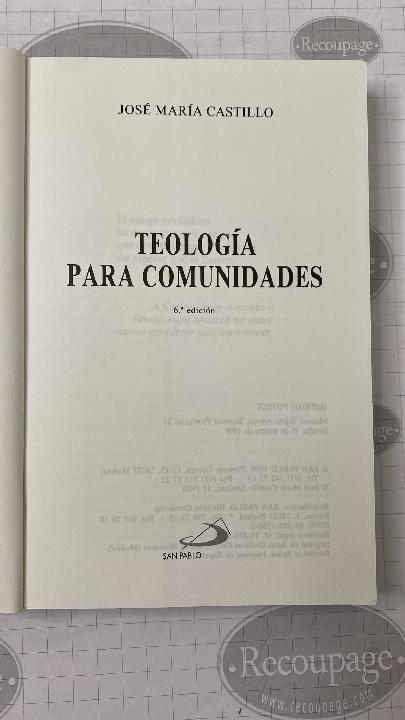 Teología para comunidades