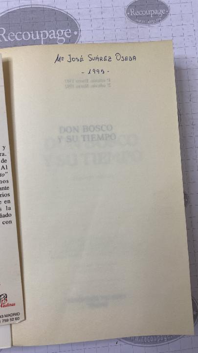 Don Bosco y su tiempo