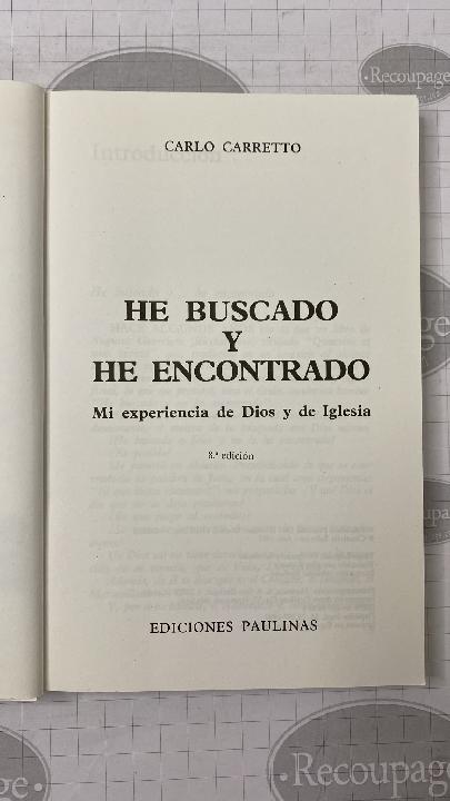 He buscado y he encontrado