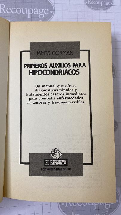Primeros auxilios para hipocondríacos