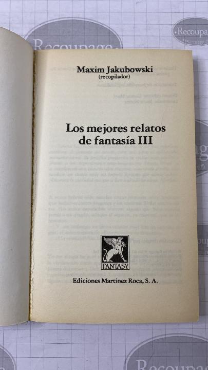 Los mejores relatos de fantasía III