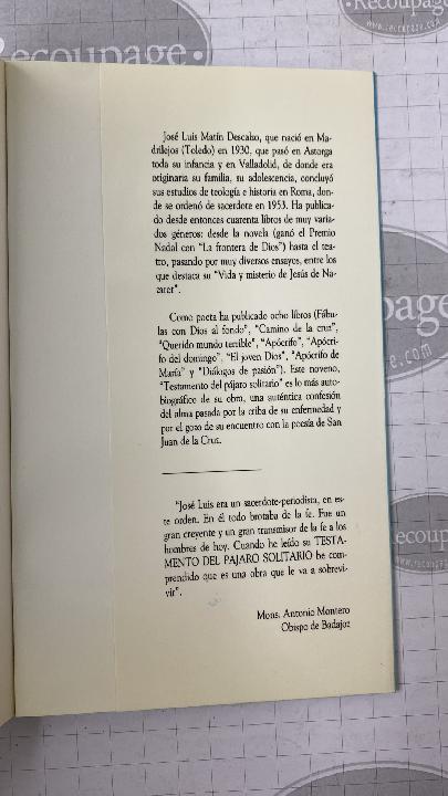 Testamento del Pájaro Solitario