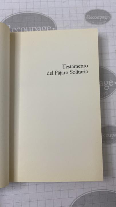 Testamento del Pájaro Solitario