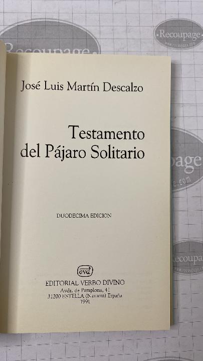 Testamento del Pájaro Solitario