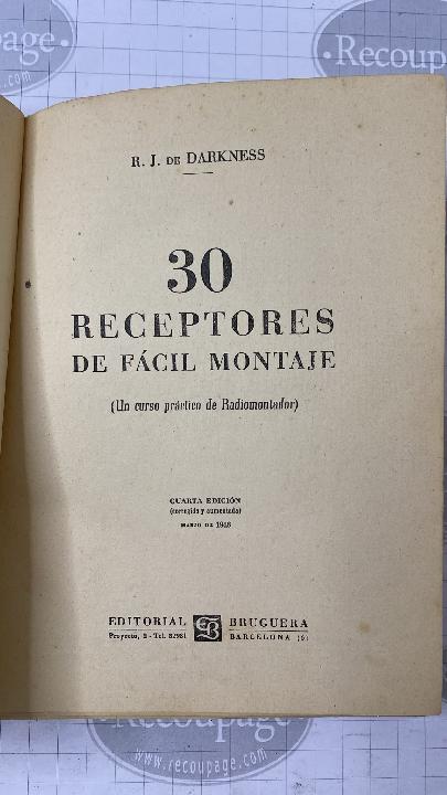 30 receptores de fácil montaje