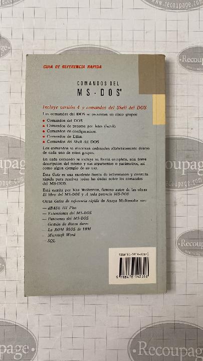 Comandos del MS-DOS: Guía de referencia rápida
