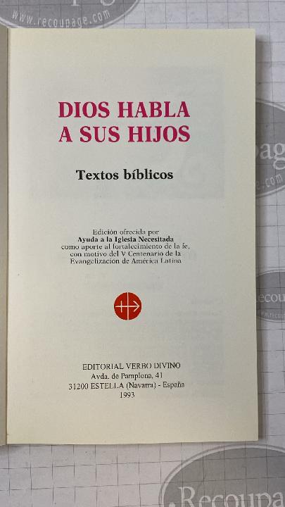Dios habla a sus hijos