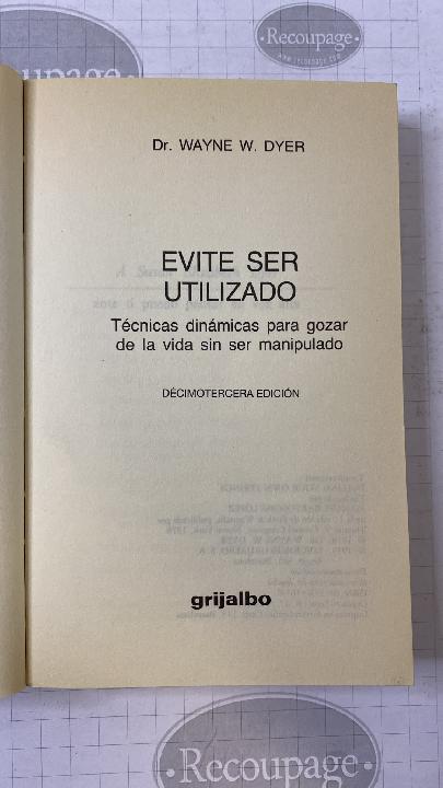 Evite ser utilizado