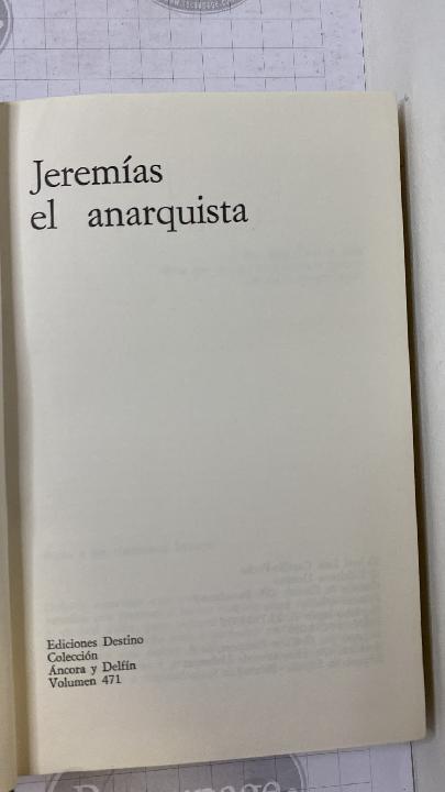 Jeremías el anarquista