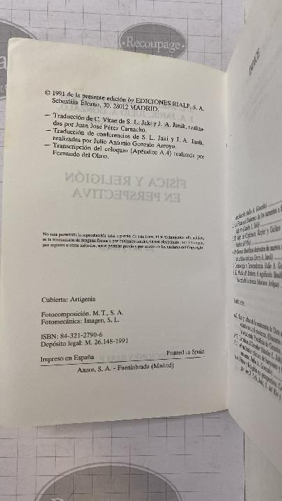 Física y religión en perspectiva