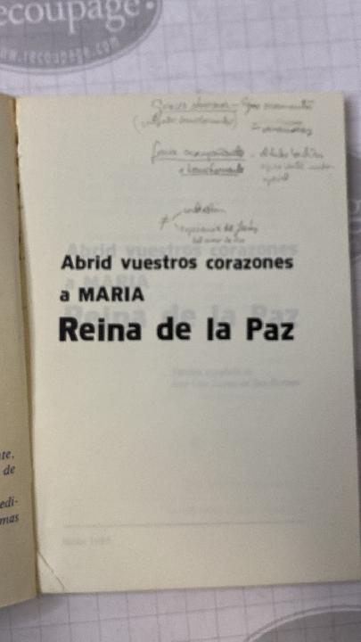 María Reina de la Paz