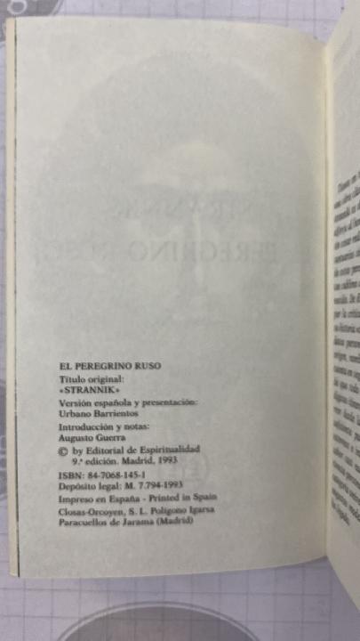 El Peregrino Ruso