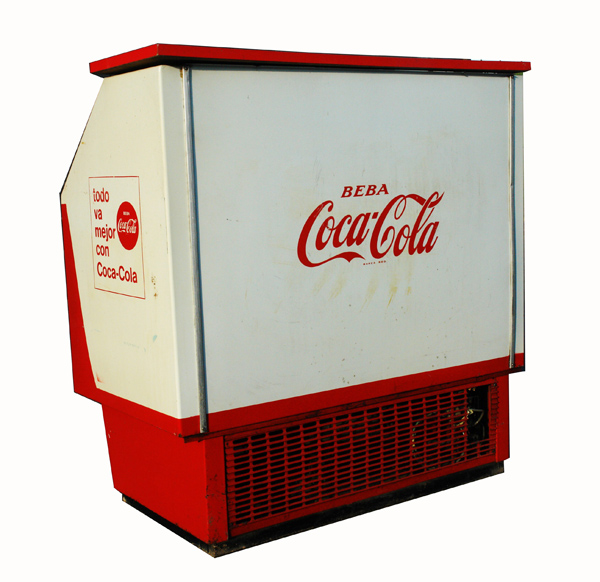 Neveras antiguas de Coca-Cola recuperadas